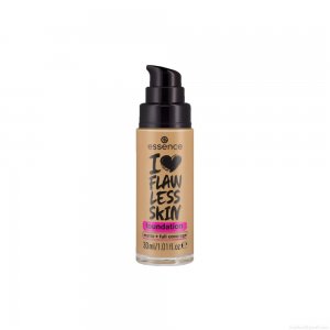 Base Líquida Matte Essence I Love Flawless Skin FPS 20 90 Dark Sand 30 ml Base Líquida Matte Essence I Love Flawless Skin FPS 20 90 Dark Sand 30 ml