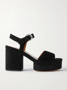 + NET SUSTAIN Odina suede platform sandals + NET SUSTAIN Odina suede platform sandals