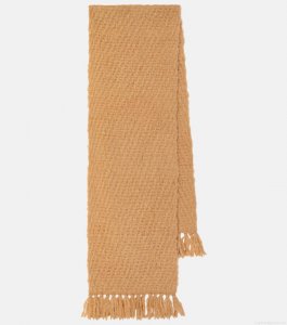 Loro PianaFringed cashmere and silk scarf Loro PianaFringed cashmere and silk scarf