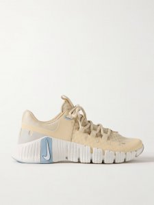 Free Metcon 5 rubber-trimmed mesh sneakers Free Metcon 5 rubber-trimmed mesh sneakers