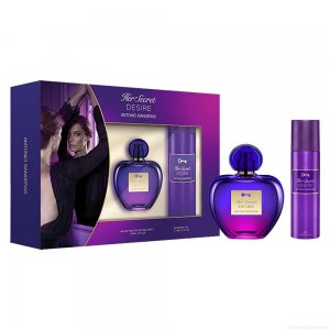 Kit Perfume Banderas Her Secret Desire Feminino Eau de Toilette 80 ml + Desodorante 150 ml Kit Perfume Banderas Her Secret Desire Feminino Eau de Toilette 80 ml + Desodorante 150 ml