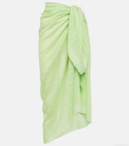 GucciGG silk and cotton scarf GucciGG silk and cotton scarf