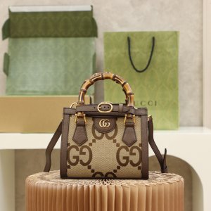 GUCCI DIANA JUMBO GG MINI TOTE BAG GUCCI DIANA JUMBO GG MINI TOTE BAG