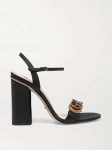 Marmont logo-embellished leather sandals Marmont logo-embellished leather sandals