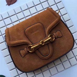 Gucci Small Lady Web Suede Shoulder Bag Gucci Small Lady Web Suede Shoulder Bag