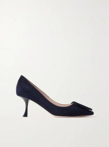 Viv' In The City buckled suede pumps Viv' In The City buckled suede pumps