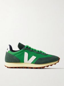 Rio Branco leather-trimmed suede and Alveomesh sneakers Rio Branco leather-trimmed suede and Alveomesh sneakers