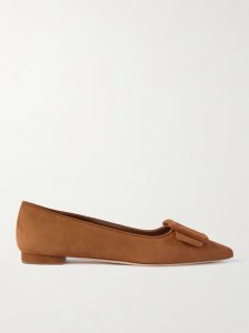 Maysale suede point-toe flats Maysale suede point-toe flats