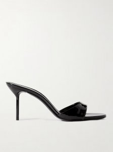 Lidia patent-leather mules Lidia patent-leather mules