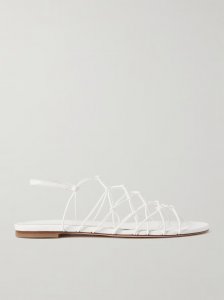 Gio knotted elastic and leather sandals Gio knotted elastic and leather sandals