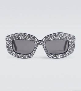 LoeweCrystal-embellished round sunglasses LoeweCrystal-embellished round sunglasses