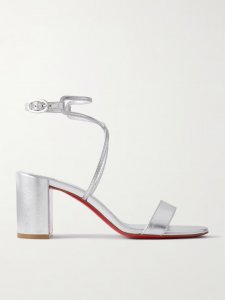 Choca Girl 70 metallic leather sandals Choca Girl 70 metallic leather sandals