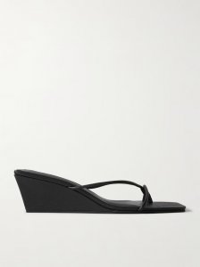Leather wedge sandals Leather wedge sandals