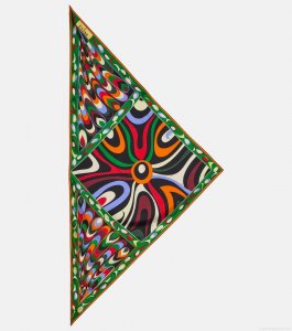 PucciPatchwork silk twill scarf PucciPatchwork silk twill scarf