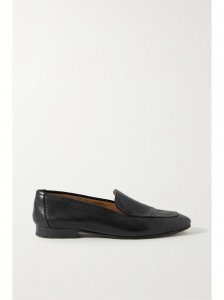 Adam textured-leather loafers Adam textured-leather loafers