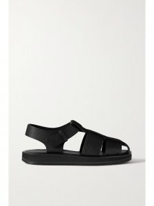 Fisherman woven textured-leather sandals Fisherman woven textured-leather sandals