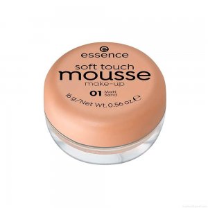 Base Em Mousse Essence Soft Touch 01 Matt Sand 16 g Base Em Mousse Essence Soft Touch 01 Matt Sand 16 g