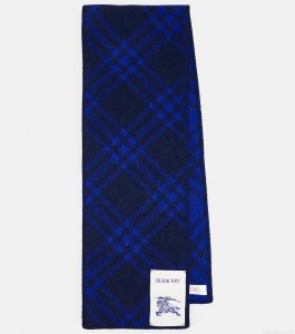 BurberryChecked wool scarf BurberryChecked wool scarf