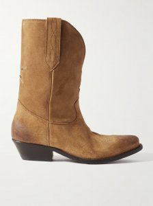 Low Wish Star suede cowboy boots Low Wish Star suede cowboy boots