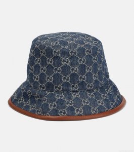 GucciGG jacquard denim bucket hat GucciGG jacquard denim bucket hat