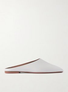 Leather mules Leather mules