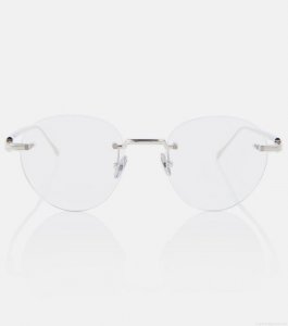 Cartier Eyewear CollectionPasha de Cartier round glasses Cartier Eyewear CollectionPasha de Cartier round glasses