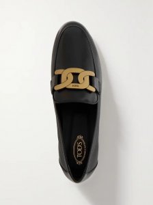 Embellished leather loafers Embellished leather loafers