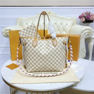 Louis Vuitton Neverfull MM Damier Azur Rose Louis Vuitton Neverfull MM Damier Azur Rose