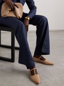 Lola Ballerina leather Mary Jane point-toe flats Lola Ballerina leather Mary Jane point-toe flats