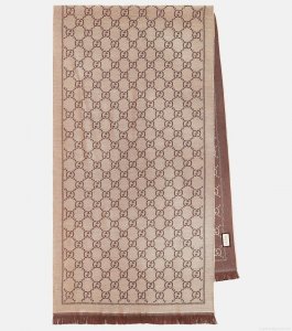 GucciGG wool jacquard scarf GucciGG wool jacquard scarf