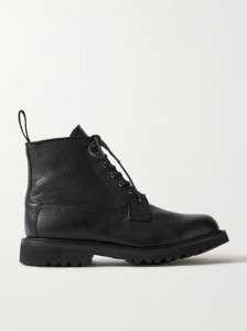 + Tricker’s Camilla textured-leather ankle boots + Tricker’s Camilla textured-leather ankle boots
