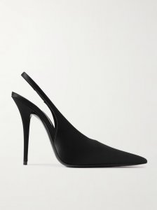 L'Entracte satin slingback pumps L'Entracte satin slingback pumps