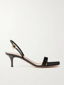 Ribbon 55 patent-leather slingback sandals Ribbon 55 patent-leather slingback sandals