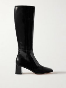 Nuit 55 patent-leather knee boots Nuit 55 patent-leather knee boots
