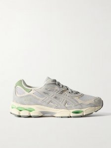 GEL-NYC leather and suede-trimmed mesh sneakers GEL-NYC leather and suede-trimmed mesh sneakers