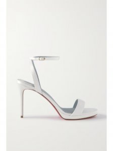 Loubi Queen 100 satin sandals Loubi Queen 100 satin sandals
