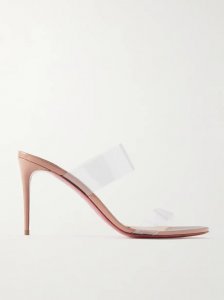 Just Nothing 85 PVC and patent-leather mules Just Nothing 85 PVC and patent-leather mules