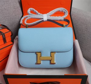 HERMES HANDBAG blue HERMES HANDBAG blue
