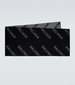 BalenciagaLogo wool scarf BalenciagaLogo wool scarf