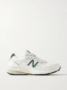 990v4 leather and mesh sneakers 990v4 leather and mesh sneakers