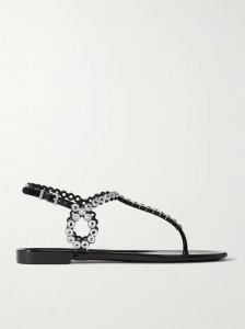 Almost Bare crystal-embellished PVC sandals Almost Bare crystal-embellished PVC sandals
