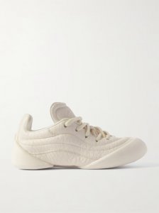 Textured-leather sneakers Textured-leather sneakers