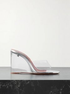 Lupita PVC wedge mules Lupita PVC wedge mules