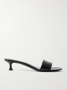 Combo leather mules Combo leather mules