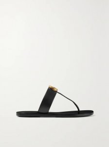 Marmont logo-embellished leather sandals Marmont logo-embellished leather sandals