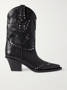 American Flame embroidered embellished leather cowboy boots American Flame embroidered embellished leather cowboy boots