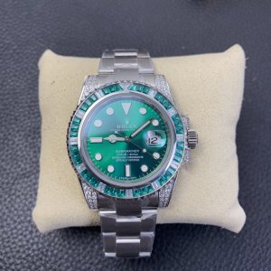 Rolex Submariner Series SUB Black Dial Diamond-set Customized Edition Rolex Submariner Series SUB Black Dial Diamond-set Customized Edition