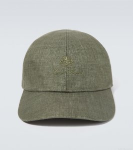 Loro PianaLogo linen hat Loro PianaLogo linen hat
