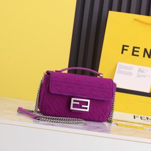 FENDI HANDBAG Purple Red FENDI HANDBAG Purple Red