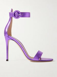 Portofino 105 metallic leather sandals Portofino 105 metallic leather sandals